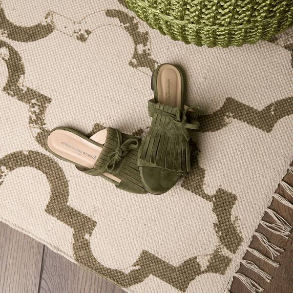 Detailaufnahme Teppich in creme und taupe  von heineking24
